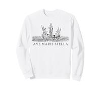 Ave Maris Stella Nuestra Señora Bendita María Arte Católico Vintage Sudadera