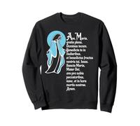 Ave Schubert Madre Maria Música Misa Latina Católica Sudadera