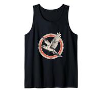 Ave Volando en círculo Vintage Camiseta sin Mangas
