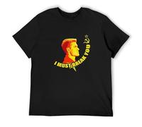 Avec Inscription I Must Break You Rocky Ivan Drago Boxing Balboa Mighty Movie Mick Unisex 100% Cotton Short-Sleeve T-Shirts Black M