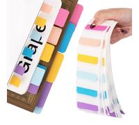 Avecmoi 420 etiquetas adhesivas, 3 tamaños diferentes, para oficina, documentos, libros, calendarios