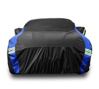 Avecrew Funda de Coche para Ford Mustang, Impermeable, para Todo Tipo de Clima, para Exteriores, para sedán, Ford Mustang, con Correa Resistente al Viento