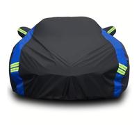Avecrew Funda Impermeable para automóvil Chevrolet Corvette C8, para Todo Tipo de Clima, para Exteriores, para Corvette C8 2020-2024, con Correa Resistente al Viento y Cremallera para Puerta del