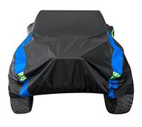 Avecrew Funda Impermeable para Jeep Wrangler de 4 Puertas, Todo Tipo de Clima, Cubierta de Lluvia para automóviles, Exterior Completo para Jeep Covers Compatible con JK JL TJ YJ CJ