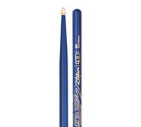 Avedis Zildjian Company Z5AACBU-400 - Baquetas con punta de bellota 5AW de edición limitada, 400.º aniversario, azul