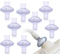 Aveen Paquete de 8 filtros CPAP en línea, ajuste universal para dispositivos CPAP y BiPAP y mangueras, filtración avanzada para aire limpio, desechable