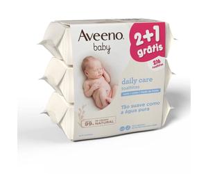 Aveeno Baby Cleaning Wipes (x72 units) Promotional Triple Pack
