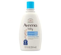 Aveeno Baby Crema hidratante terapia de eccema | Crema para eczema para bebé con avena coloidal y vitamina B5, para picazón, piel seca, debido a eccema, hipoalergénica