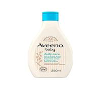 Aveeno Baby, Daily Care, Bañera corporal y pelo para pieles delicadas, sin sulfatos ni parabenos, 250 m