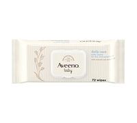 Aveeno Baby Daily Care Wipes (1 x 72 unidades), Toallitas húmedas suaves para bebés y niños, toallitas bebé con extracto de avena y aloe vera, sin perfume, sulfatos ni alcohol