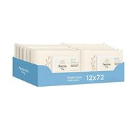 AVEENO Baby Daily Care Toallitas, Sin Sulfatos ni Alcohol, Pack de 12 x 72 Unidades