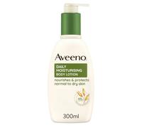 Aveeno Daily Moisturising Crema Hidratante Corporal con Avena, 300 ml | Con Manteca de Karité y Avena, 48h de Hidratación, Rápida Absorción, Piel Seca y Sensible, Sin Perfume, Clínicamente Probado
