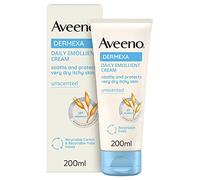 Aveeno Dermexa Daily Emollient Cream (200 ml), crema emoliente de uso diario, crema hidratante facial para piel atópica, loción corporal para pieles propensas a eczemas