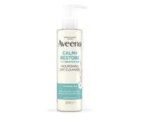 Aveeno Face Calm+Restore - Limpiador nutritivo de avena (1 x 200 ml), cuidado facial sin espuma, limpiador suave con avena prebiótica y matricaria calmante, ayuda a preservar la barrera de la piel