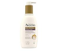 Aveeno Loción corporal reafirmante de renovación de la piel, crema corporal reafirmante con avena nutritiva, exfoliante PHA y extracto de mora, loción corporal hidratante para todo tipo de piel, 300