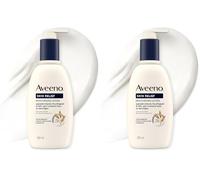 Aveeno Loción corporal Skin Relief - sin perfume, hidrata 72 horas, calma la piel muy seca, fortalece la barrera protectora de la piel y apoya la producción natural de ceramida (Paquete de 2)