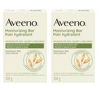 Aveeno Moisturizing Bar with Natural Colloidal Oatmeal for Dry Skin, Fragrance Free, 3 Oz by Aveeno