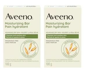 Aveeno Moisturizing Bar with Natural Colloidal Oatmeal for Dry Skin, Fragrance Free, 3 Oz by Aveeno