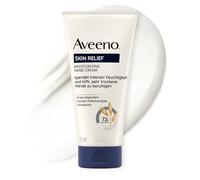 Aveeno Skin Relief Crema de manos sin perfume para el cuidado de manos con complejo de avena calmante de 3 capas para pieles muy secas y sensibles, 75 ml