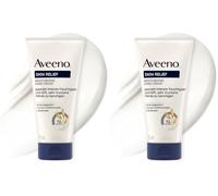 Aveeno Skin Relief Crema de manos sin perfume para el cuidado de manos con complejo de avena calmante de 3 capas para pieles muy secas y sensibles, 75 ml (Paquete de 2)