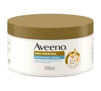Aveeno Skin Renewal Crema Suavizante, Crema hidratante para piel seca y áspera con avena prebiótica, exfoliante PHA y niacinamida, loción corporal para pieles sensibles y con queratosis pilar, 300