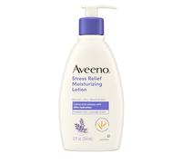 Aveeno Stress Relief Moisturizing Lotion 355 ml | Calma y relaja, hidratación de 48 horas para pieles sensibles, rápida absorción, no grasosa, formulada con avena prebiótica