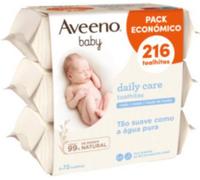 Aveeno Baby Wipes 72 Pack 3 unidades