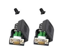 Avejjbaey 2 conectores adaptadores de 9 pines, módulo personalizable, no necesita soldadura, compatible con RS232 RS485, conector de máquina de control de impuestos