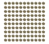 Avejjbaey 200 colgantes para hacer joyas, elegantes colgantes de letras con forma de flor para la creatividad