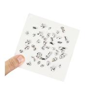 Avejjbaey 50/500 piezas de diamantes de imitación de forma irregular para uñas de diamantes de imitación, colgantes de uñas