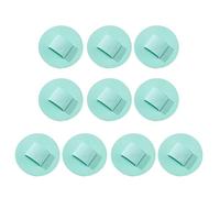 Avejjbaey Accesorio de escritorio de oficina de piel sintética con anillos elásticos y diseños circulares portátiles con base redonda