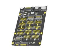 Avejjbaey Adaptador eficiente para convertir discos de soid NVME a interfaces SFF 8611 8654 en estaciones de trabajo, transferencia de datos de alta velocidad