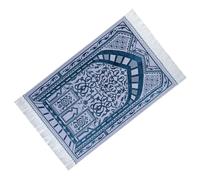 Avejjbaey Alfombras de oración lavables para musulmanes, portátiles, con impresión sencilla, para viajes y hogar, 70 x 110 cm