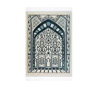 Avejjbaey Alfombras de oración lavables para musulmanes, portátiles, con impresión sencilla, para viajes y hogar, 70 x 110 cm