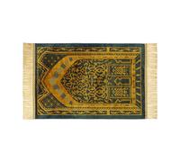 Avejjbaey Alfombras de oración lavables para musulmanes, portátiles, con impresión sencilla, para viajes y hogar, 70 x 110 cm