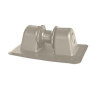 Avejjbaey Anclajes inflables para barcos, soporte de hebilla de cuerda, anclajes de rueda, anclajes de rodillo de fila, parches de fijación, accesorios de bote, soporte de anclajes duraderos