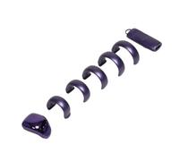 Avejjbaey Anillos de conteo inteligente con pantalla digital con carga, 5 tamaños ajustables para oración Zikr hasta 99999 unidades