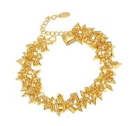 Avejjbaey Cadena de amor de moda de acero inoxidable resistente, unisex, para ocasiones especiales, joyería minimalista para niñas, talla única, como se describe