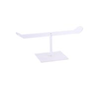 Avejjbaey Cinta para el pelo transparente estante de exhibición de acrílico para mujer accesorios para el cabello elegante transparente diadema soporte de almacenamiento