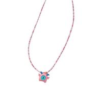 Avejjbaey Collar con colgante de monstruo de perlas coloridas, collar de perlas, perfecto, 3.9x3.51in, Mi Zhu