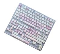 Avejjbaey Conejo KeyCap Set Anime Keycaps 136Keys Keycaps para Teclado Mecánico Rainy