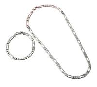 Avejjbaey Conjunto de joyas multifuncional, cadena de metal, collar, pulsera de cadena de moda, estructura de metal para fiestas, bodas, 1824 8 20cm., Metal