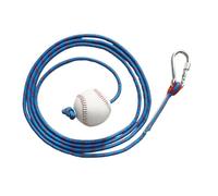 Avejjbaey Cuerda de entrenamiento de bateo de béisbol, portátil, práctica de lanzamiento, correa para diversas edades, uso en interiores y exteriores, simulador de bateo colgante