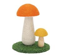 Avejjbaey Gatito Sisal Cuerda Poste Rascador Clavos Para Agarrar Gatos Para Juguete Gato Forma de Seta Proteja Sus Muebles