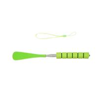 Avejjbaey Herramienta extensible de metal para zapatos, longitud ajustable, 28-70 cm de largo, para ancianos, embarazo, cuerno telescópico, longitud ajustable, Green, Talla única