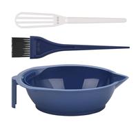 Avejjbaey Kits de coloración para el cabello, cuenco para teñir el cabello, juego de brochas batidoras, herramientas de tintado, mezclador de color para herramientas de salón