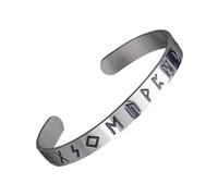 Avejjbaey Letra inoxidable con diseños fáciles de poner y quitar, joyería de acero inoxidable resistente, joyería ajustable de acero inoxidable, talla única, como se describe