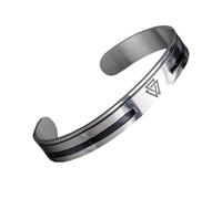 Avejjbaey Letra inoxidable con diseños fáciles de poner y quitar, joyería de acero inoxidable resistente, joyería ajustable de acero inoxidable, talla única, como se describe