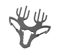 Avejjbaey Llavero con mosquetón de acero inoxidable adecuado para escalada al aire libre, senderismo y uso diario, diseño de bloqueo seguro, llavero multifunción de acero inoxidable para senderismo