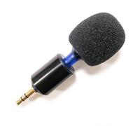 Avejjbaey Micrófono de cámara en miniatura de 3,5 mm, diseño de conector de micrófono flexible para grabaciones de alta calidad y